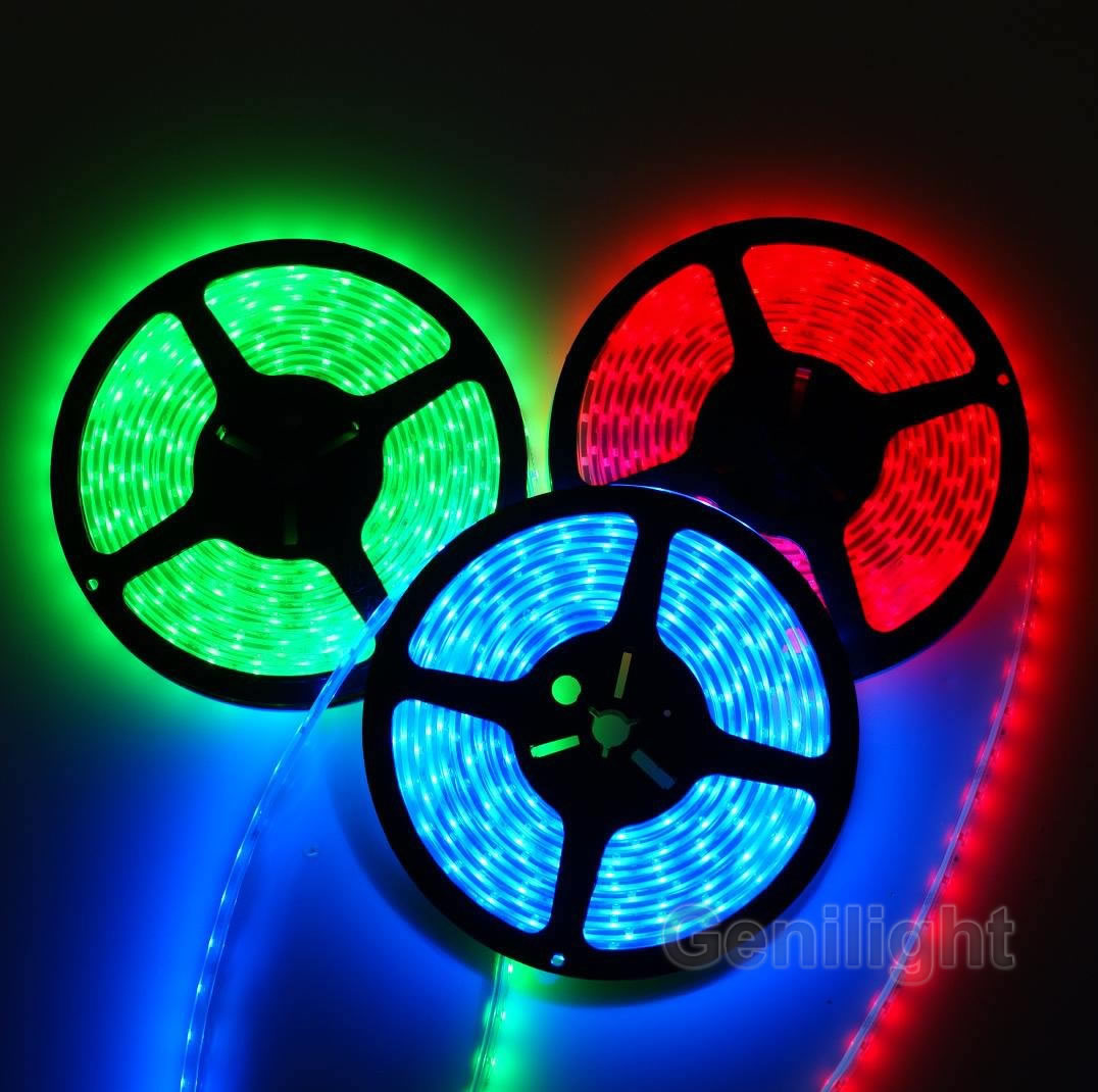 Waterproof RGB LED Flexible Strip with Silicon