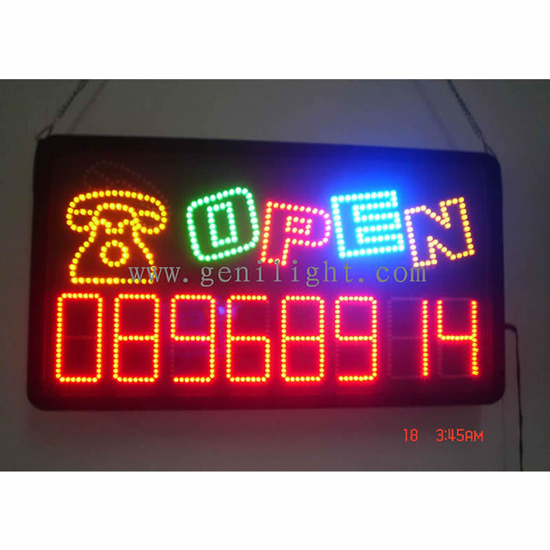 22*13 inch LED sign