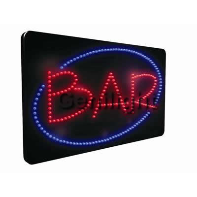 LED Sign With Bar