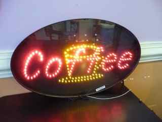 LED Coffee Sign