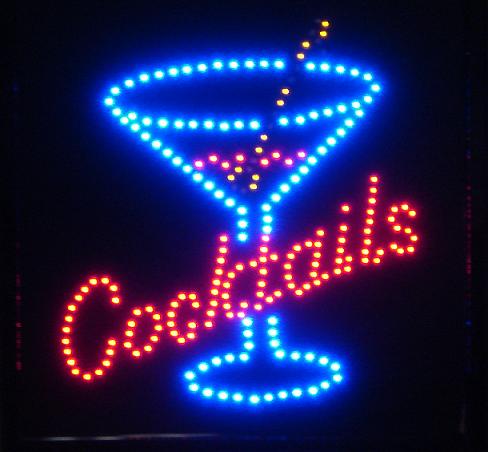 Cocktails LED Sign