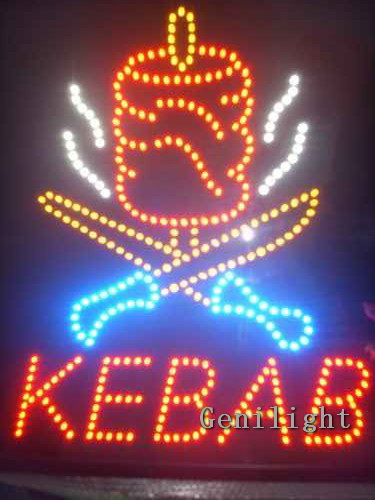 Kebab LED Sign